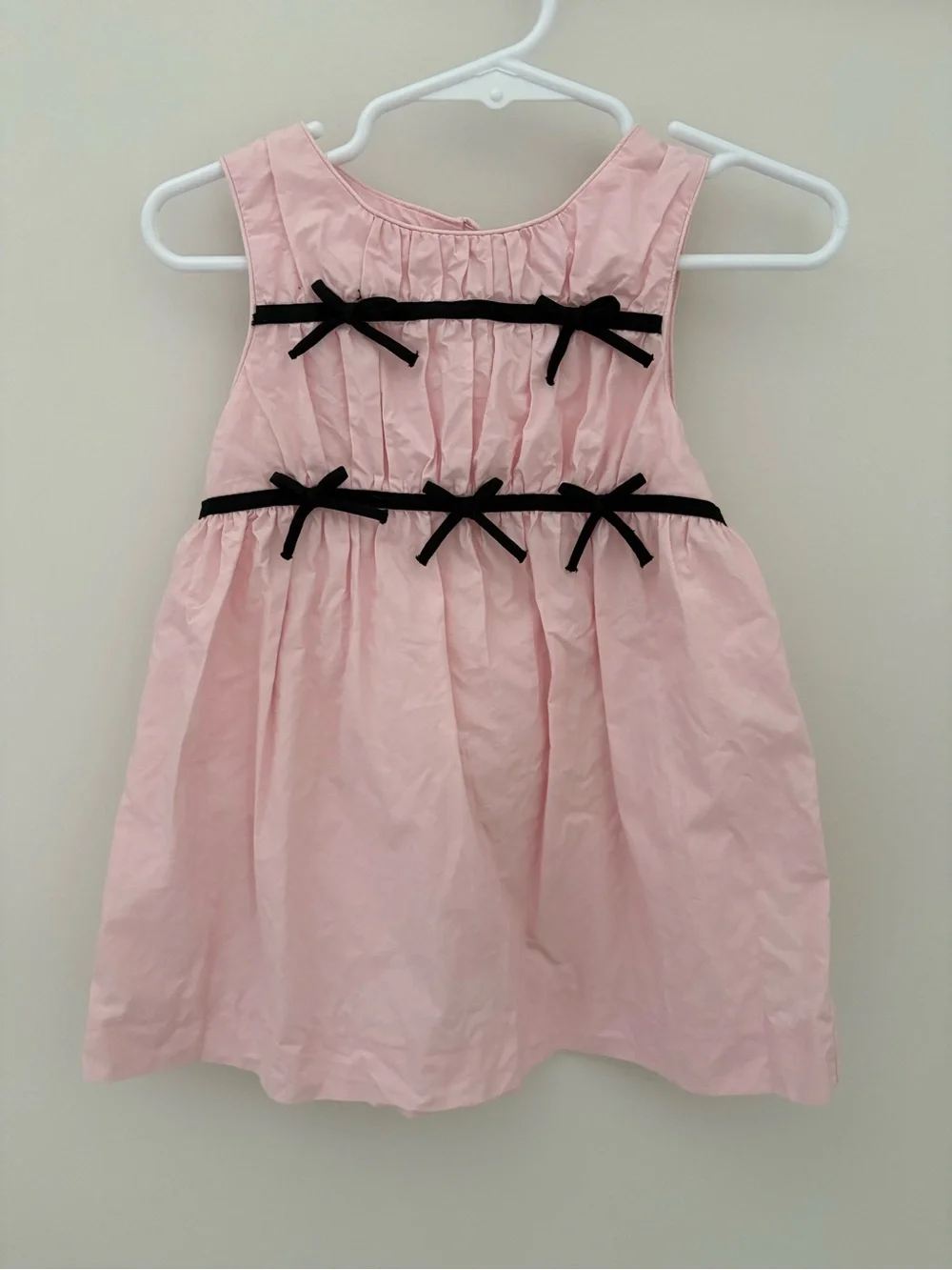 Zara Pink Dress with Contrasting Ties - Kids